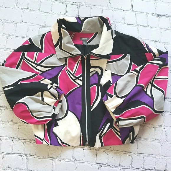 Kenneth Cole Reaction NEW Puffy Crop Jacket Sz 6 - Picture 2 of 8